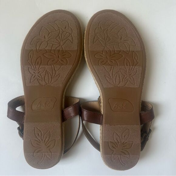 b.o.c by Born Alia Beaded Jeweled Western Boho Brown Buckle Sandals SZ 8 - Picture 15 of 15